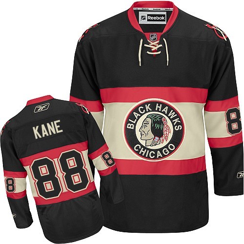 Youth Patrick Kane Black Authentic New Third Jersey Blackhawks Shop