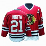 CCM Chicago Blackhawks 21 Men's Stan Mikita Red Premier Throwback NHL Jersey